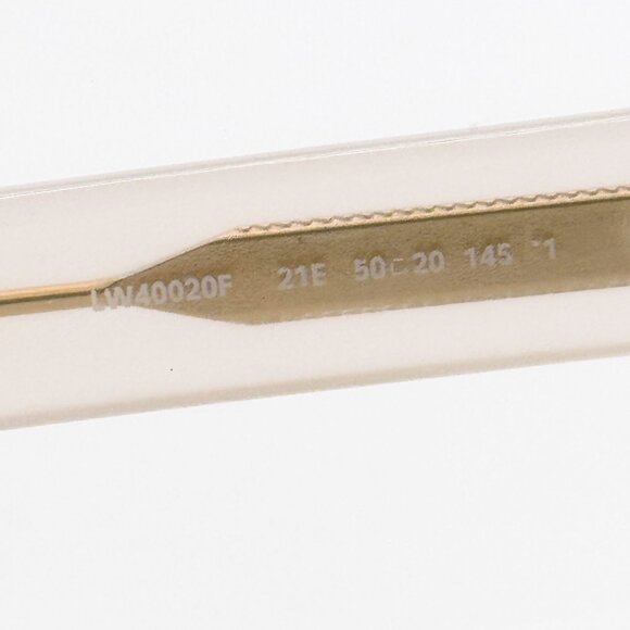 NEW LOEWE LW40020F 21E WHITE BROWN ROUND SUNGLASSES LOEWE main image 8
